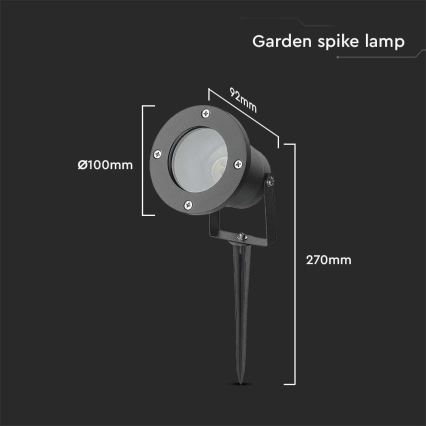 Spoljašnja lampa 1xGU10/35W/230V IP65