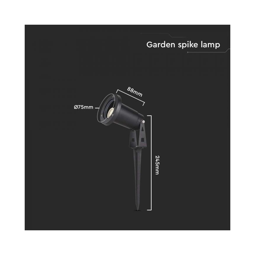 Spoljašnja lampa 1xGU10/35W/230V IP65
