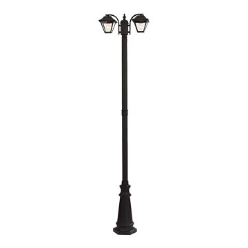 Spoljašnja lampa 2xE27/60W/230V IP44 232 cm crna