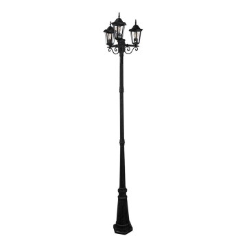 Spoljašnja lampa 3xE27/20W/230V IP43 2,58 m crna