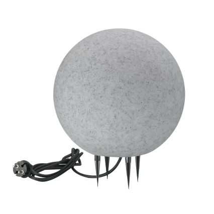 Spoljašnja lampa ARGENTO 1xE27/15W/230V, prečnik 30 cm, IP65, siva