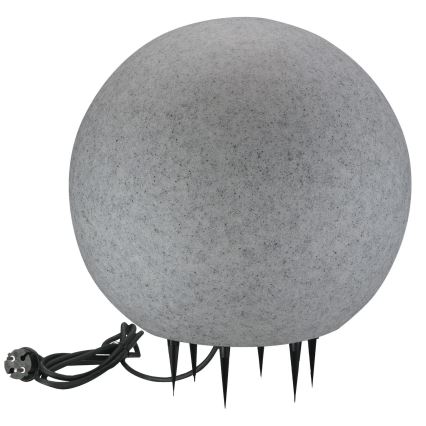 Spoljašnja lampa ARGENTO 1xE27/15W/230V prečnika 50 cm IP65 siva