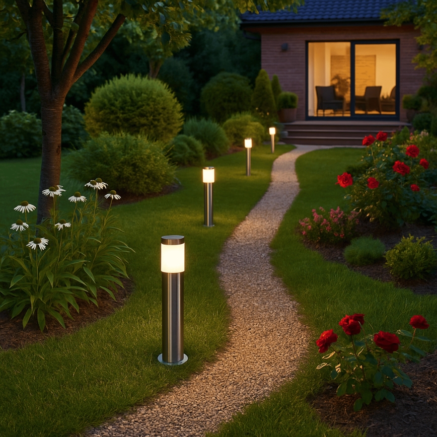 Spoljašnja lampa BROOKLYN 1xE27/60W/230V 45 cm IP44 mat hrom