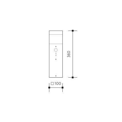 Spoljašnja lampa GARD 1xE14/60W/230V IP44
