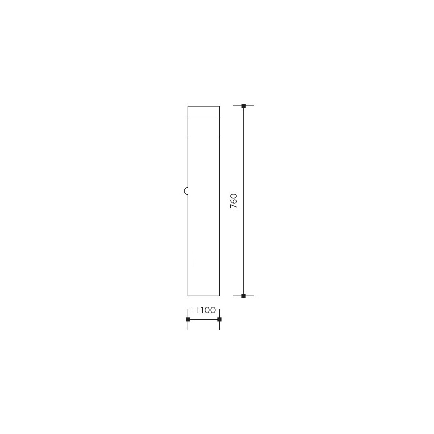 Spoljašnja lampa GARD 1xE14/60W/230V IP44