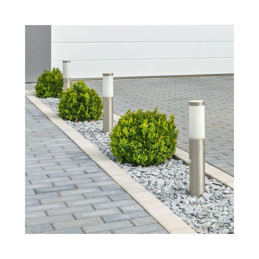 Spoljašnja lampa sa senzorom 1x E27/60W/230V IP44, 45 cm, mat hrom