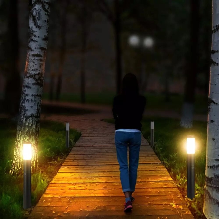 Spoljašnja lampa sa senzorom 1xE27/60W/230V IP44 80cm crna