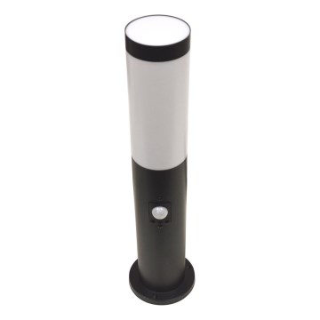 Spoljašnja lampa sa senzorom LOPPA 1xE27/60W/230V 45 cm IP44 crna