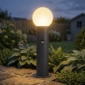 Spoljašnja lampa sa senzorom pokreta i sumraka STONO 1xE27/15W/230V 80 cm IP65 antracit
