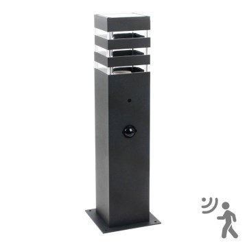 Spoljašnja lampa sa senzorom TEKSAS 1xE27/12W/230V IP44 44 cm antracit