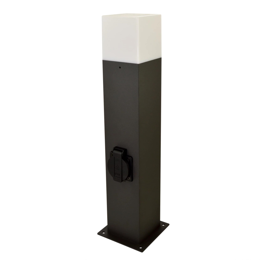 Spoljna lampa sa utičnicom NEW YORK 1xE27/12W/230V IP44 44 cm antracit
