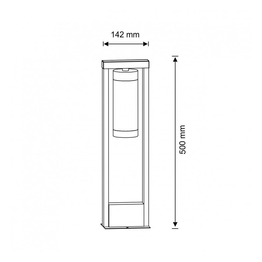 Spoljašnja lampa SPECTRA 1xE27/10W/230V IP44 50 cm