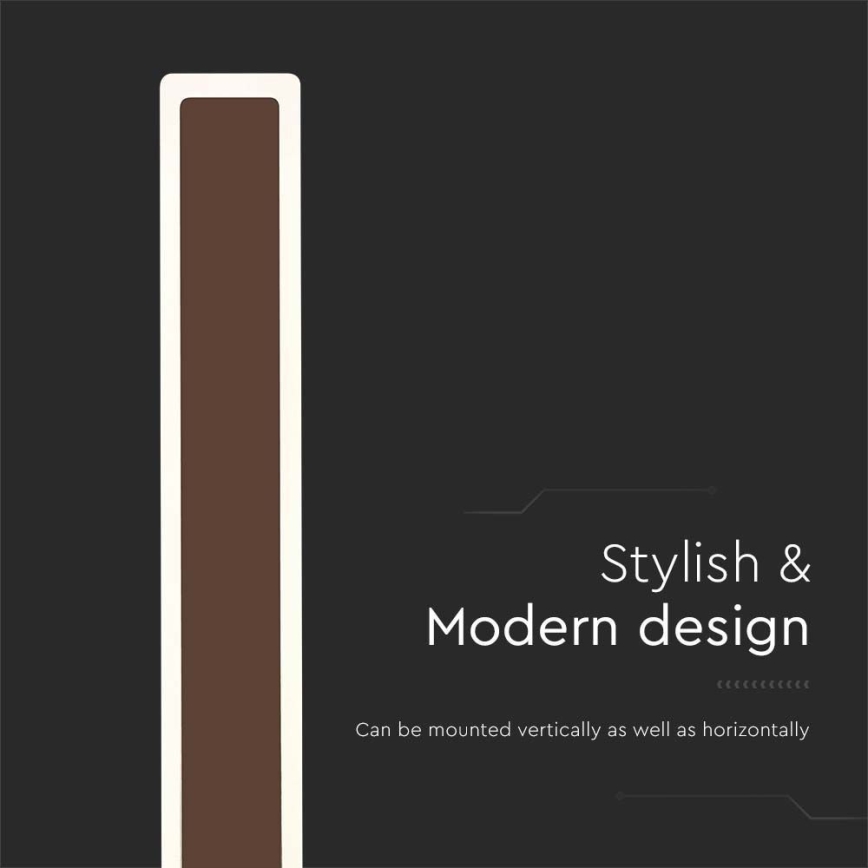 Spoljašnja LED zidna svetiljka LED/17W/230V 3000K IP65 braon