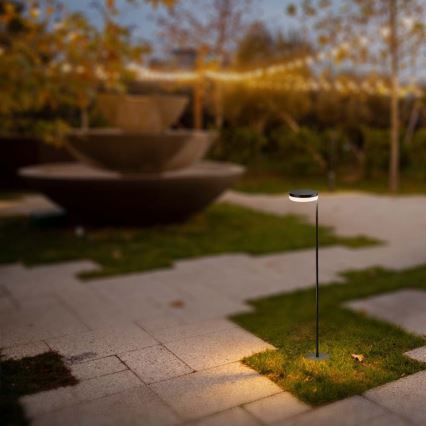 Spoljašnja solarna LED lampa LED/2W/3,7V 3000K IP54 2000 mAh crna