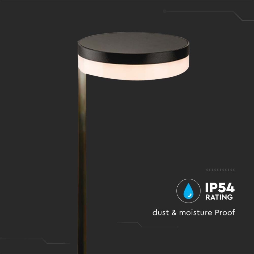 Spoljašnja solarna LED lampa LED/2W/3,7V 3000K IP54 2000 mAh crna