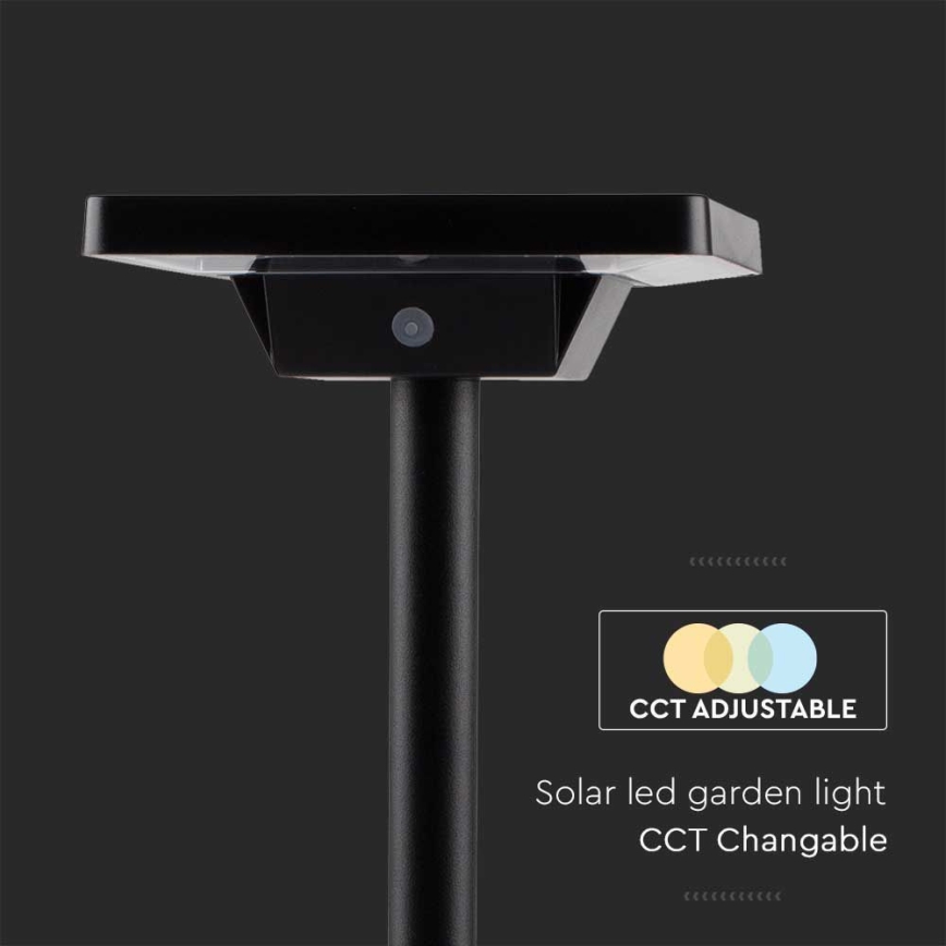 LED spoljašnja solarna lampa 2u1 LED/2W/3,7V IP65 3000/4000/6500K 2600 mAh