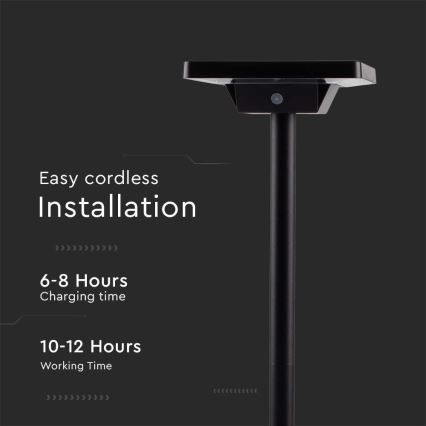 LED spoljašnja solarna lampa 2u1 LED/2W/3,7V IP65 3000/4000/6500K 2600 mAh