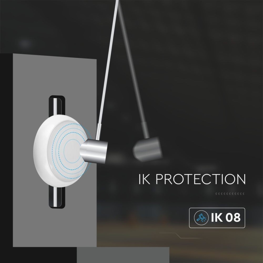 LED Spoljašnja plafonska svetiljka sa senzorom LED/8W/16W/20W/230V IP65 3000/4000/6500K
