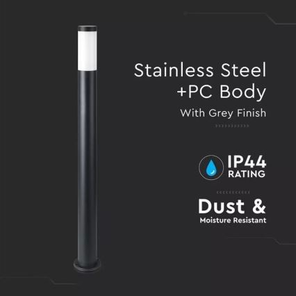 Spoljašnja svetiljka 1xE27/60W/230V IP44 110cm crna