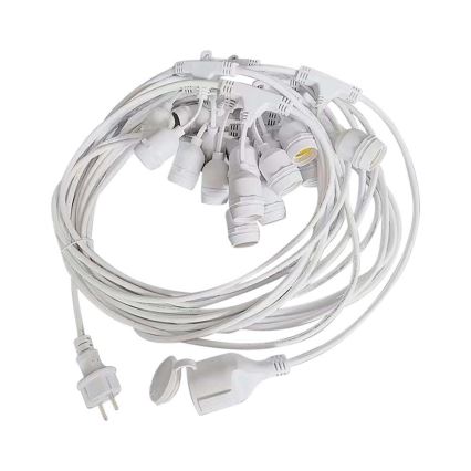 Spoljašnja svetlosna girlanda STRING, 15x E27 (maks. 40 W), 230 V, 15 m, IP65