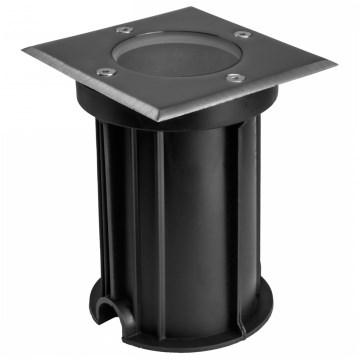 Spoljašnja svjetiljka za prelaz vozila LUKKA CONNECT 1xGU10/4W/230V IP67, mat hrom, četvrtasta