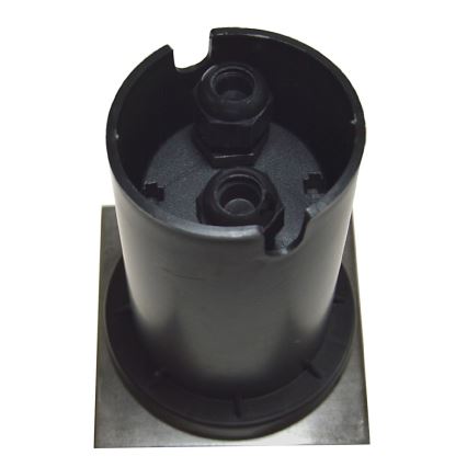 Spoljašnja ugradna svetiljka za prolaz vozila 1xGU10/35W/230V IP44 mat hrom