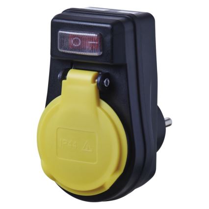 Spoljašnja utičnica sa prekidačem FRENCH 250V/16A IP44