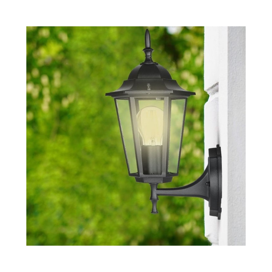 Spoljašnja zidna lampa 1xE27/40W/230V IP44 crna