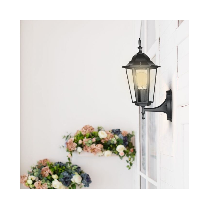 Spoljašnja zidna lampa 1xE27/40W/230V IP44 crna