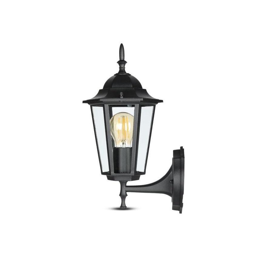 Spoljašnja zidna lampa 1xE27/40W/230V IP44 crna