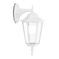 Spoljašnja zidna lampa 1xE27/60W/230V IP44 bela