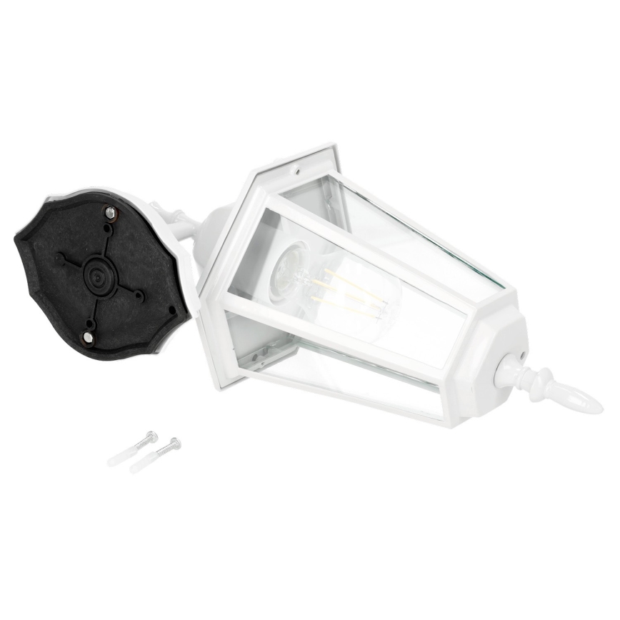 Spoljašnja zidna lampa 1xE27/60W/230V IP44 bela