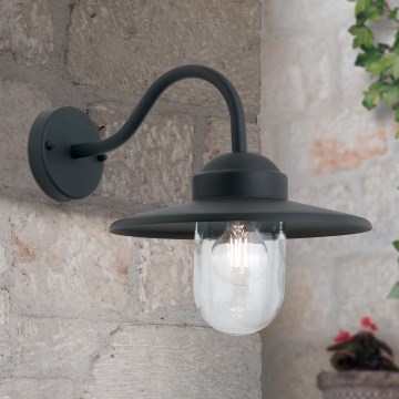 Spoljašnja zidna lampa EDWARD 1xE27/60W/230V IP44 antracit