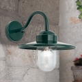 Spoljašnja zidna lampa EDWARD 1xE27/60W/230V IP44 zelena