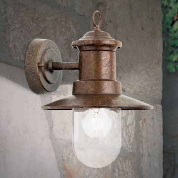 Spoljašnja zidna lampa LEONIE 1xE27/60W/230V IP44 bronza