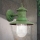Spoljašnja zidna lampa LEONIE 1xE27/60W/230V IP44 zelena