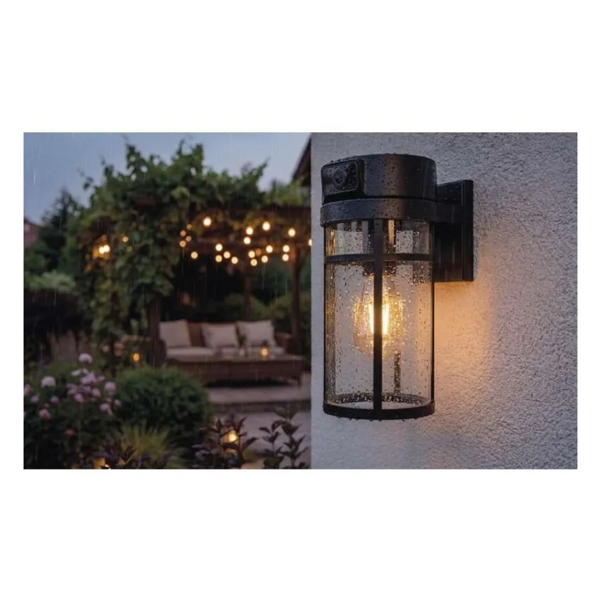 Spoljno zidno svetlo sa kamerom GOSMART 1xE27/15W/230V Wi-Fi IP44
