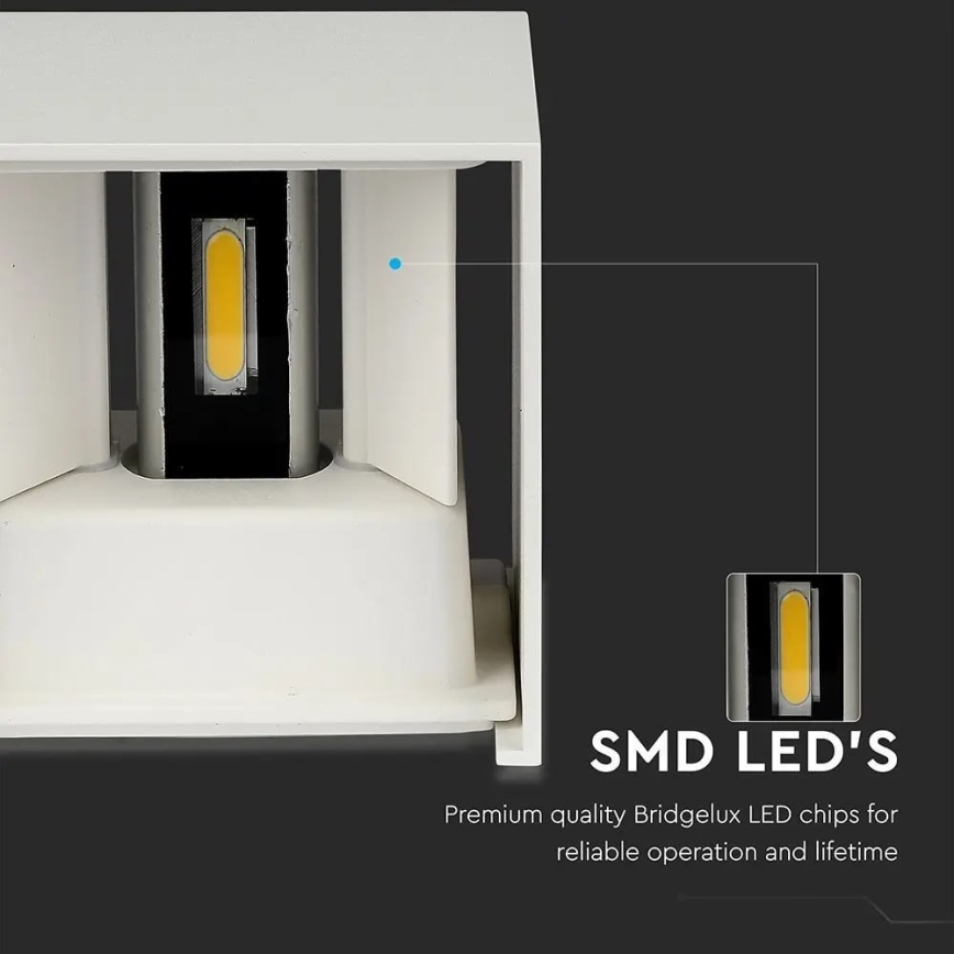 Spoljašnje LED zidno svetlo LED/11W/230V 3000K IP65 belo