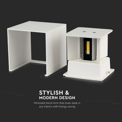 Spoljašnje LED zidno svetlo LED/11W/230V 3000K IP65 belo