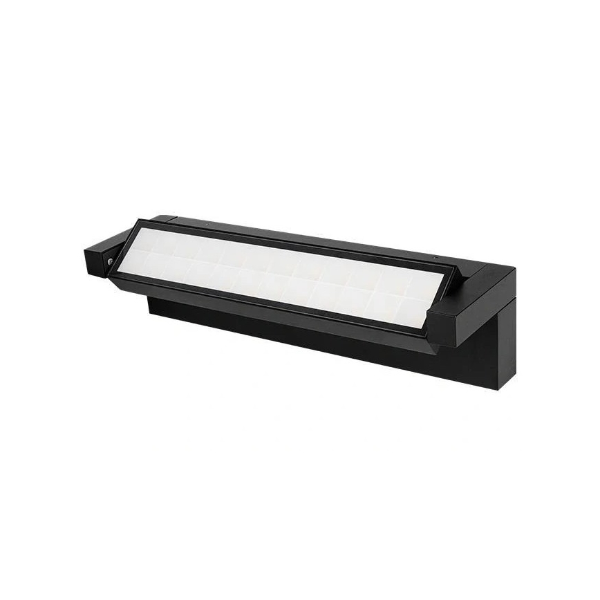 LED spoljašnja zidna svetiljka sa senzorom pokreta i sumraka LED/36W/230V 3000/4000/6500K IP54 crna