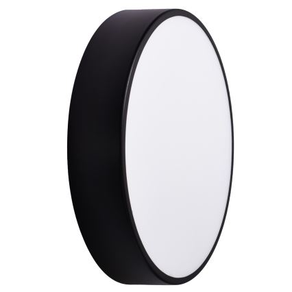 Spoljašnje plafonsko svetlo sa senzorom CLEO 3xE27/24W/230V, prečnika 40 cm, crno, IP54