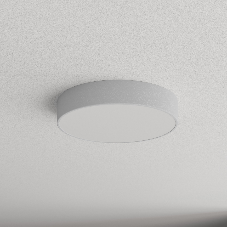 Spoljašnje plafonsko svetlo sa senzorom CLEO 3xE27/24W/230V, Ø 40 cm, sivo, IP54