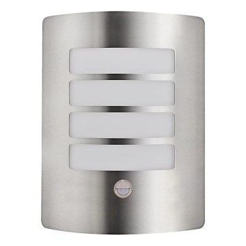 Spoljašnje svetlo MEMPHIS sa senzorom, od nerđajućeg čelika, IP44