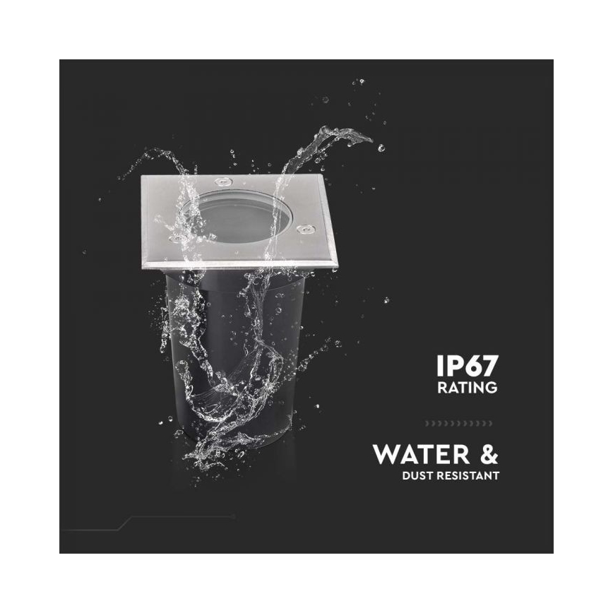 Spoljašnje ugradno svetlo za prilaz 1xGU10/35W/230V IP67