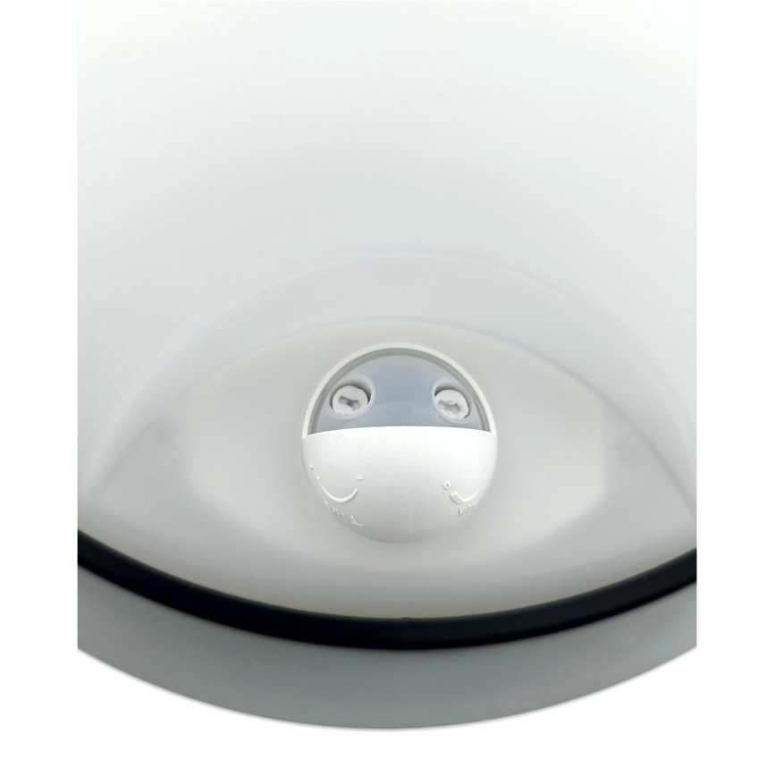 LED prigušiva spoljašnja zidna svetiljka sa senzorom pokreta LED/15/18/20W/230V 3000K/4000K/6500K IP65 crna/bela