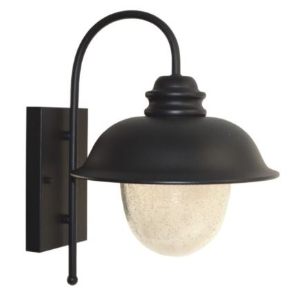 Spoljašnje zidno svetlo ZUNA 1xE27/60W/230V IP44 crno