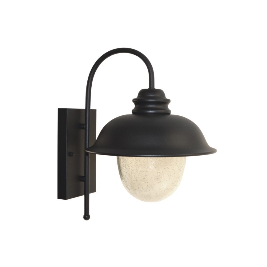 Spoljašnje zidno svetlo ZUNA 1xE27/60W/230V IP44 crno