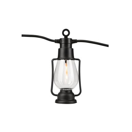 Spoljašnji dekorativni lanac GIRLANDA 10xLED 10m IP44 toplo bela