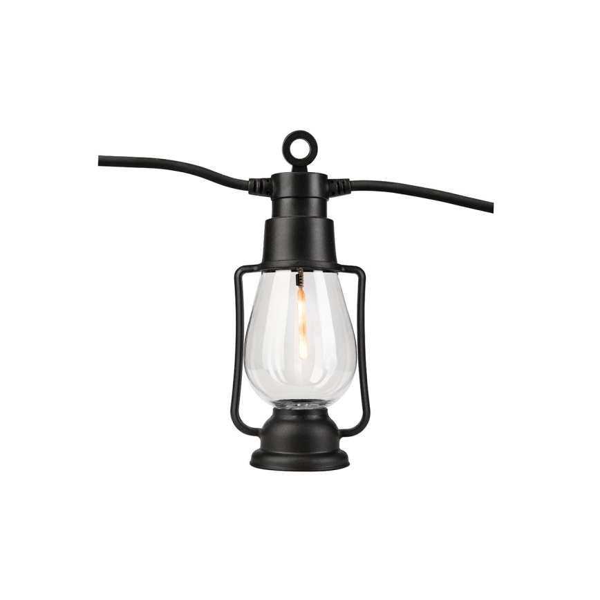 Spoljašnji dekorativni lanac GIRLANDA 10xLED 10m IP44 toplo bela