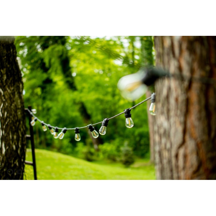 Spoljašnji dekorativni lanac MIMOSA 20xE27/1,3W/230V IP44 10m